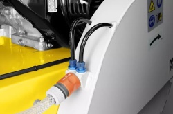 System dwustronnego zraszania tarczy w przecinarce BFS 1345